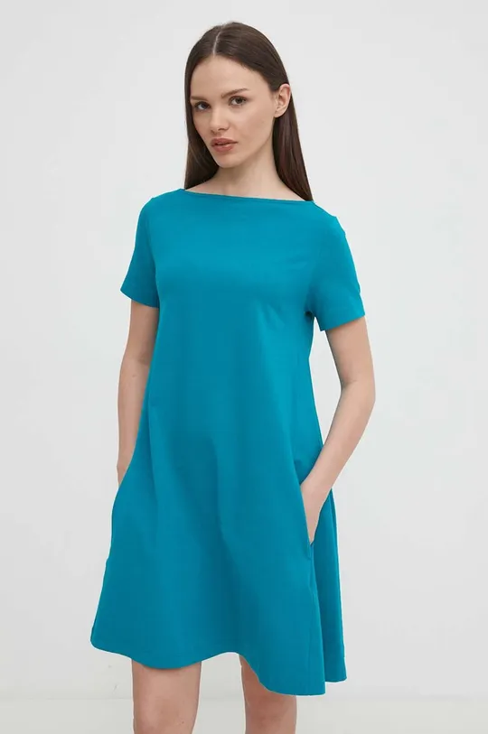 United Colors of Benetton sukienka turkusowy