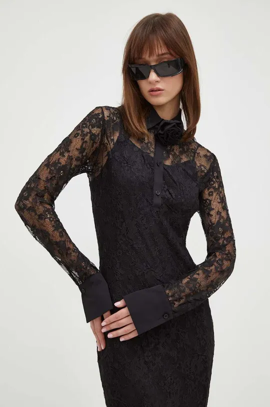 czarny Blugirl Blumarine sukienka