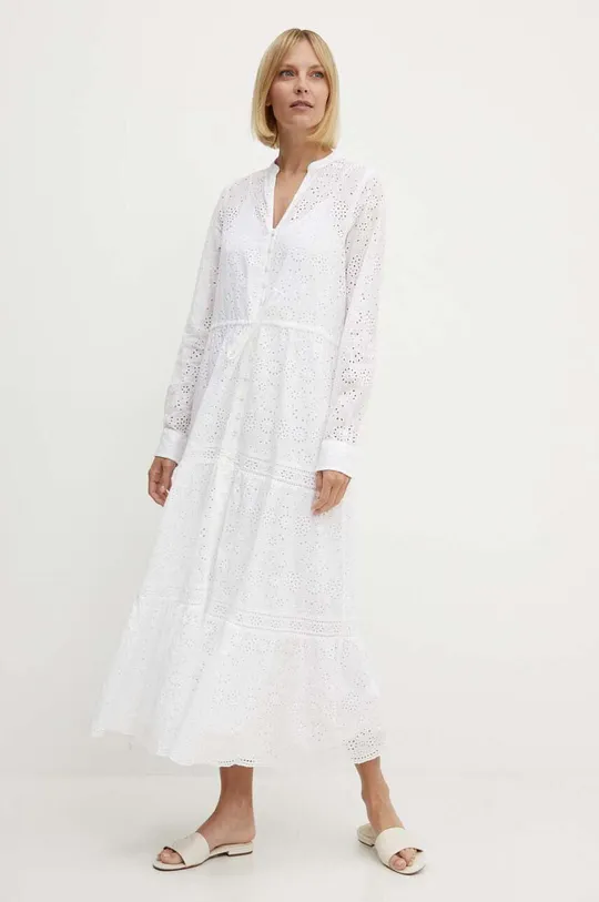 biały Polo Ralph Lauren sukienka bawełniana Damski