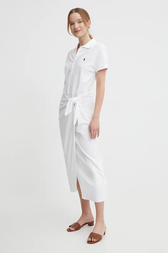 bela Obleka Polo Ralph Lauren Ženski