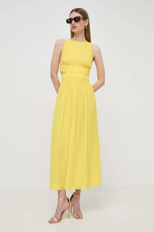 κίτρινο Φόρεμα Patrizia Pepe Γυναικεία