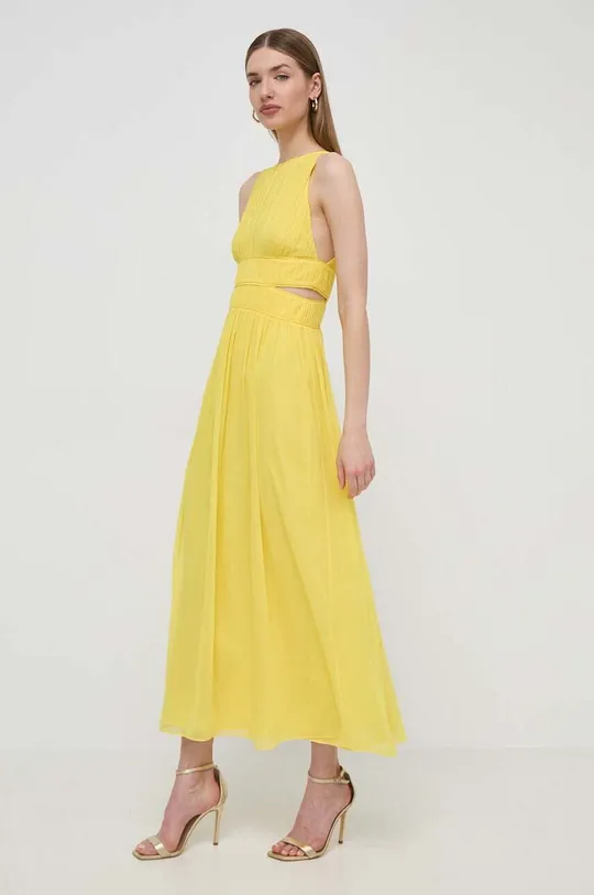 Φόρεμα Patrizia Pepe κίτρινο