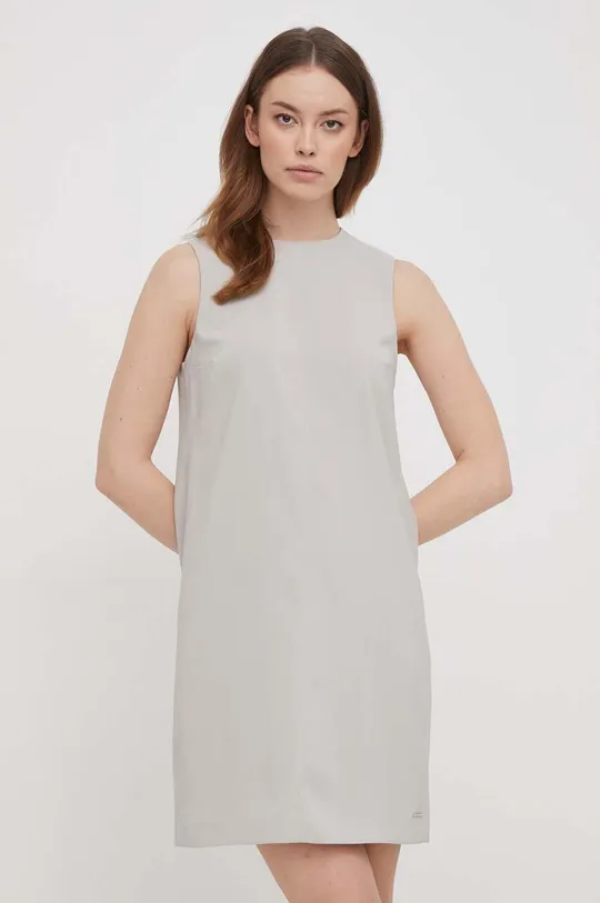 серый Платье Calvin Klein