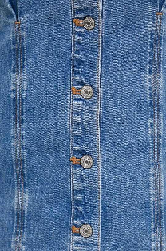 Jeans obleka Abercrombie & Fitch Ženski