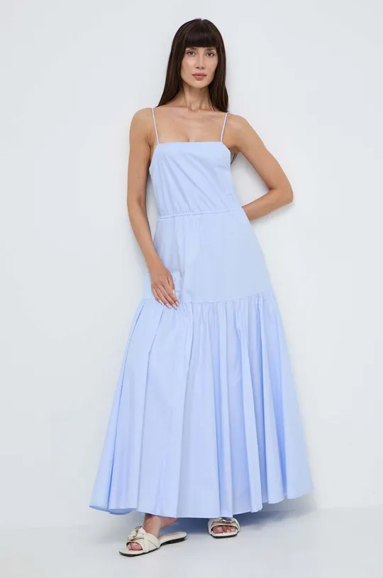 niebieski Ivy Oak sukienka bawełniana Damski