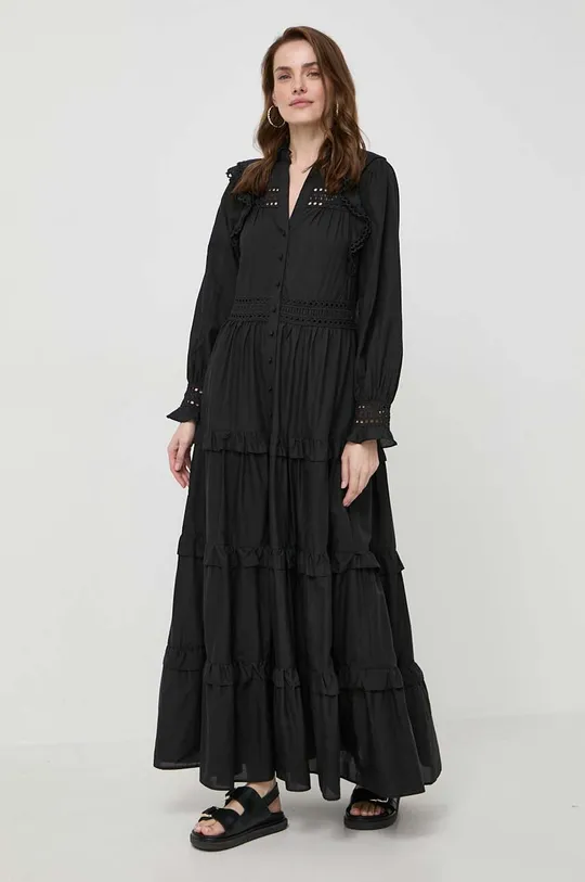 črna Obleka Ivy Oak Ženski
