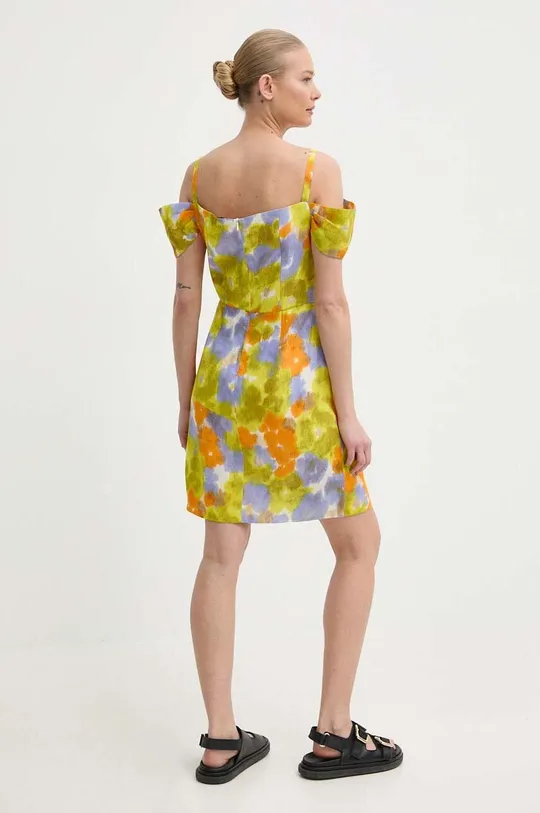 Marella vestito di lino Rivestimento: 100% Cotone Materiale principale: 100% Lino