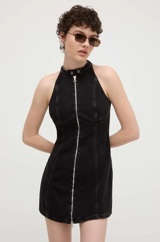 μαύρο Φόρεμα τζιν Diesel DE-LULU Γυναικεία