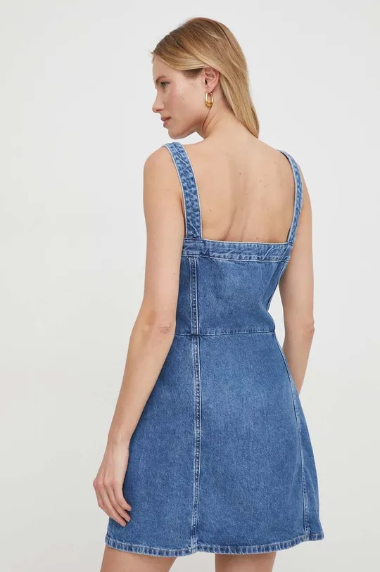 Rifľové šaty Calvin Klein Jeans 100 % Bavlna