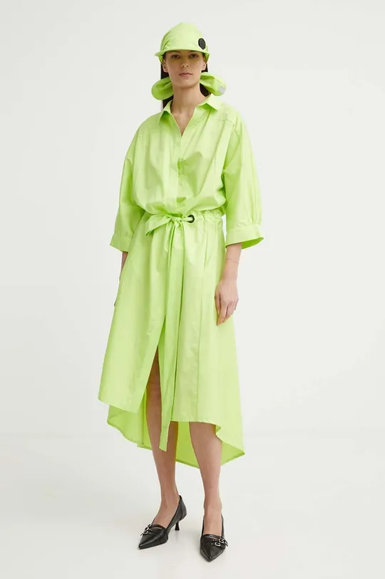 πράσινο Βαμβακερό φόρεμα MMC STUDIO Γυναικεία