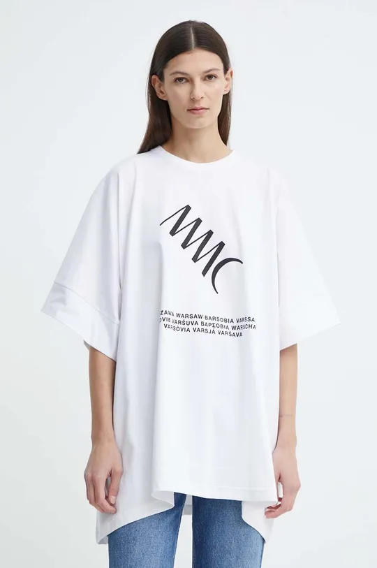 белый Хлопковая футболка MMC STUDIO Женский