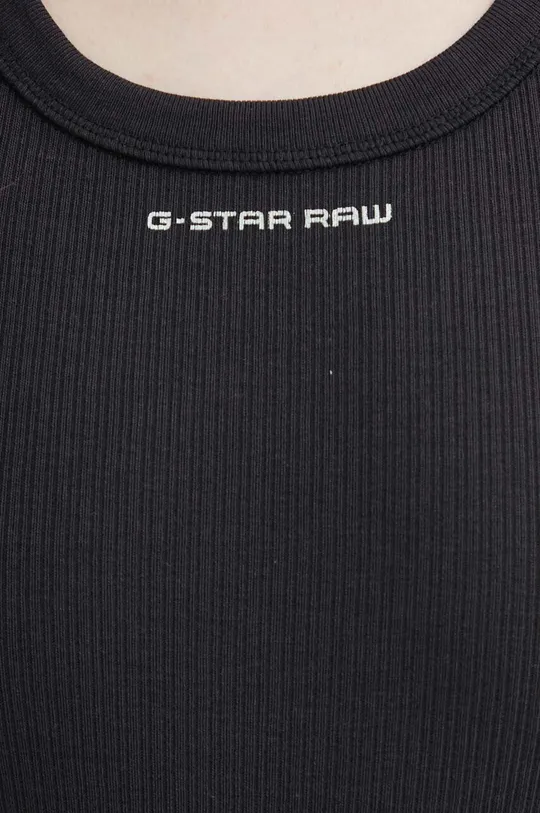 Bombažna obleka G-Star Raw Ženski
