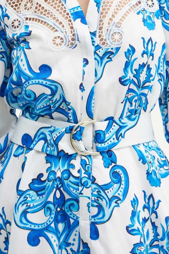 Платье с примесью шелка Marciano Guess BLUE NOTE