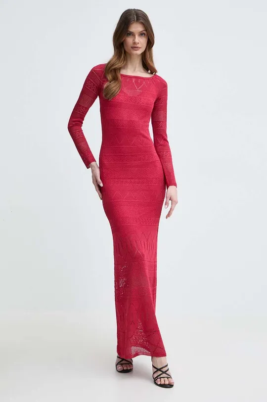 czerwony Marciano Guess sukienka HYDRA Damski