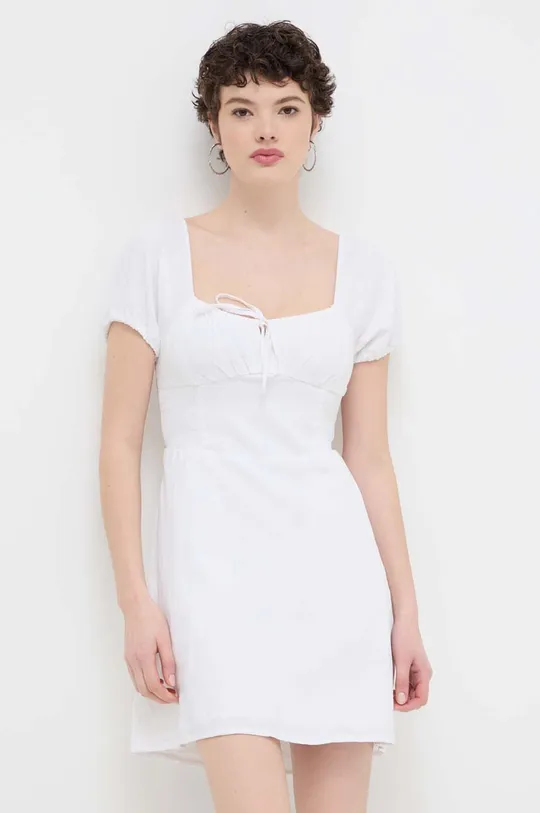 fehér Hollister Co. vászon ruha Női