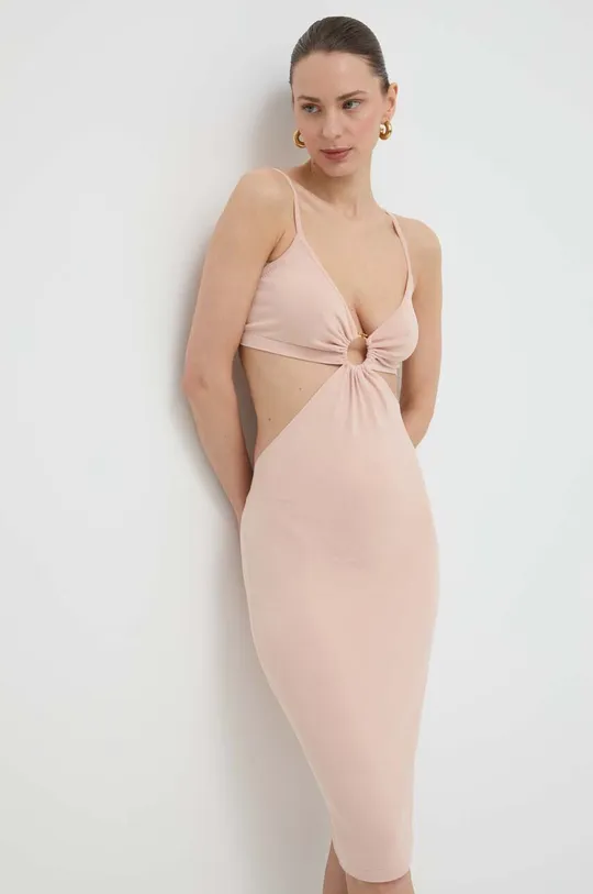 ροζ Φόρεμα Elisabetta Franchi Γυναικεία