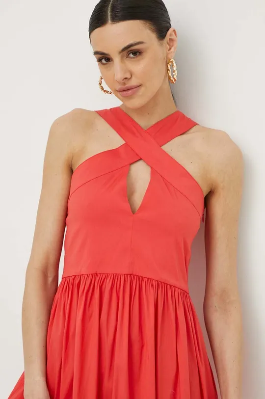 czerwony Max Mara Beachwear sukienka plażowa