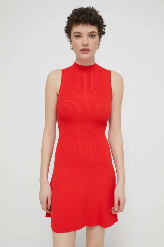 czerwony Desigual sukienka TURNER