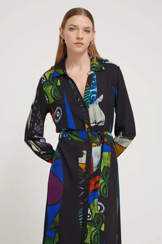 Haljina Desigual DREAM LACROIX crna