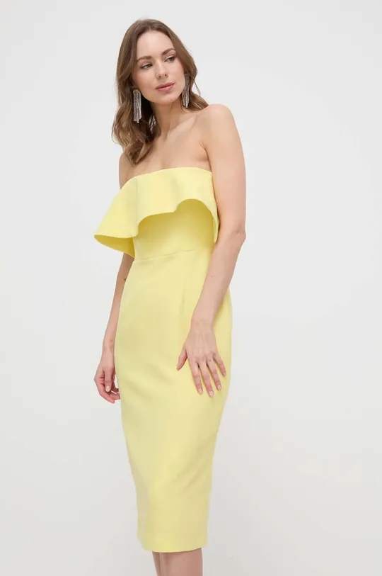 giallo Bardot vestito Donna