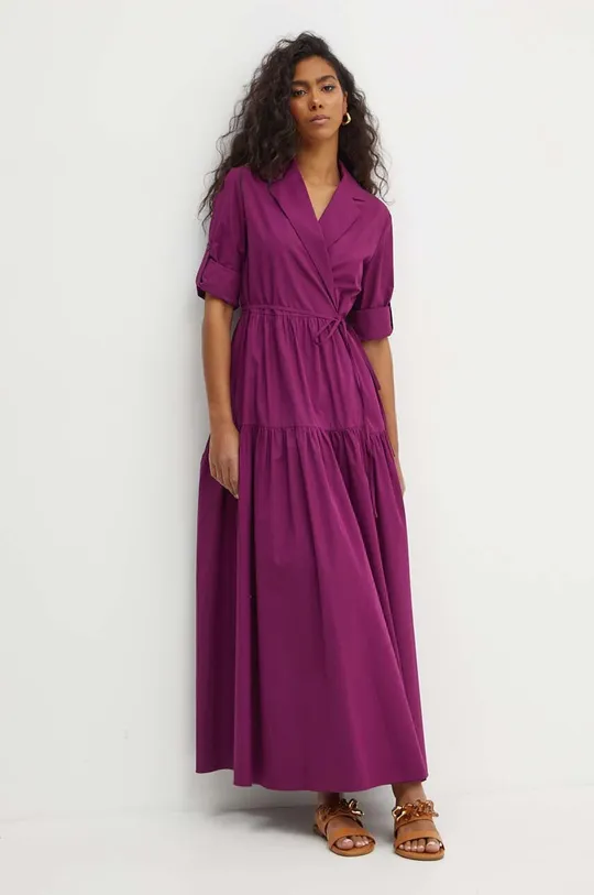 fioletowy MAX&Co. sukienka bawełniana Damski