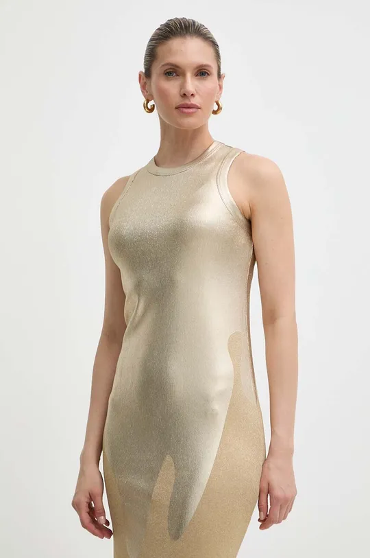 χρυσαφί Φόρεμα MAX&Co. x FATMA MOSTAFA