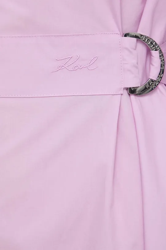 Bavlnené šaty Karl Lagerfeld Dámsky