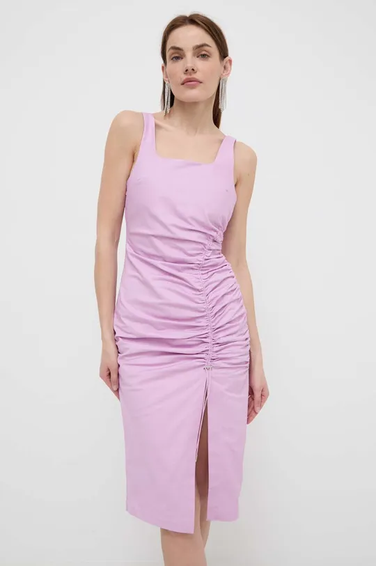 roza Traper haljina Karl Lagerfeld