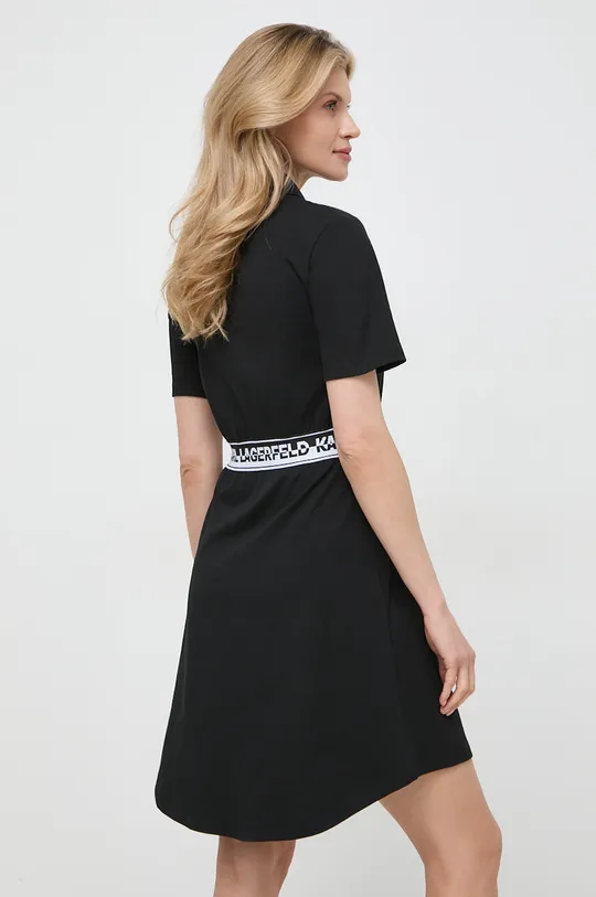 Бавовняна сукня Karl Lagerfeld чорний