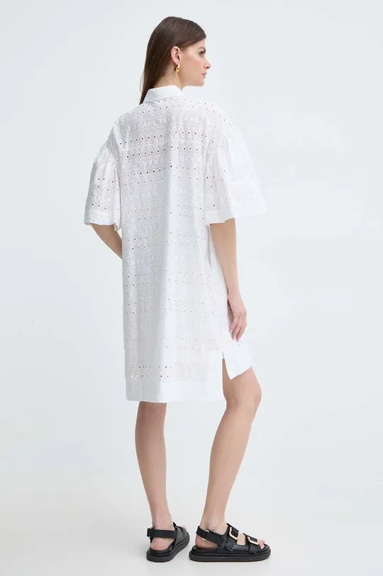 Bavlnené šaty Karl Lagerfeld 100 % Organická bavlna