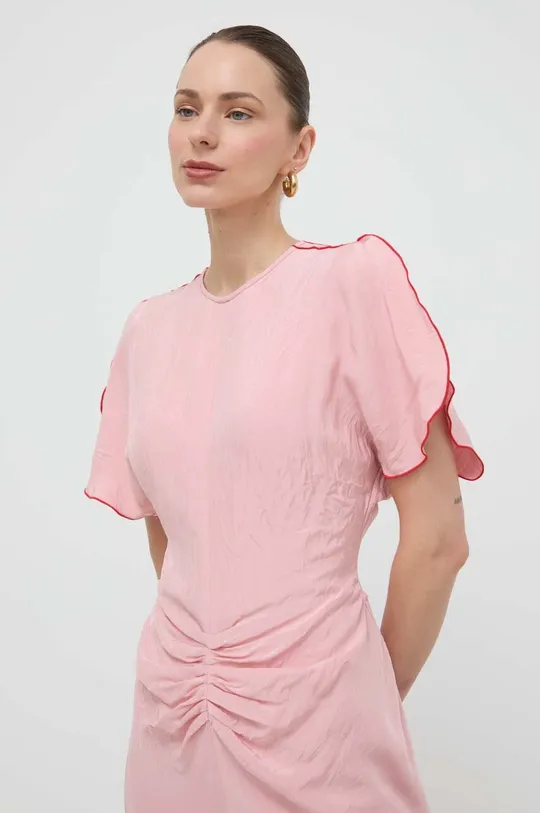 roza Obleka Victoria Beckham