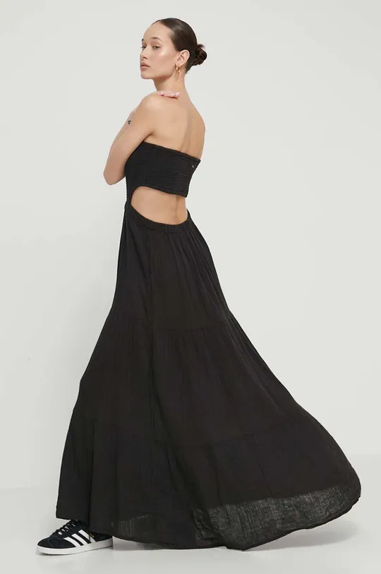 μαύρο Βαμβακερό φόρεμα Rip Curl Γυναικεία