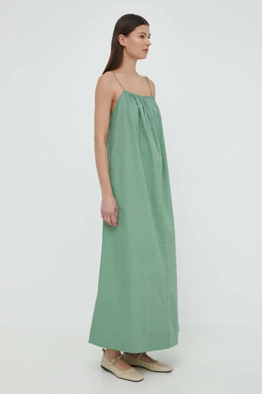 By Malene Birger sukienka bawełniana zielony