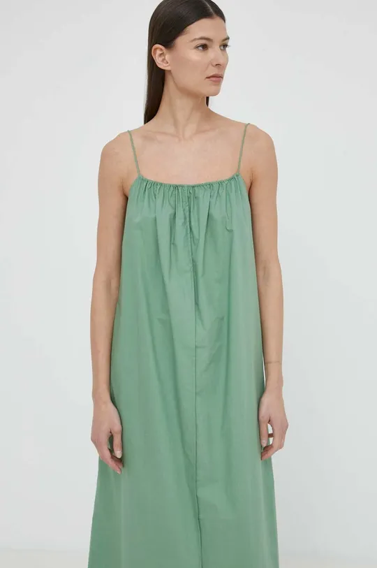 zelená Bavlnené šaty By Malene Birger