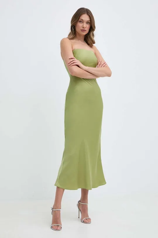 zelena Obleka Bardot CASETTE Ženski