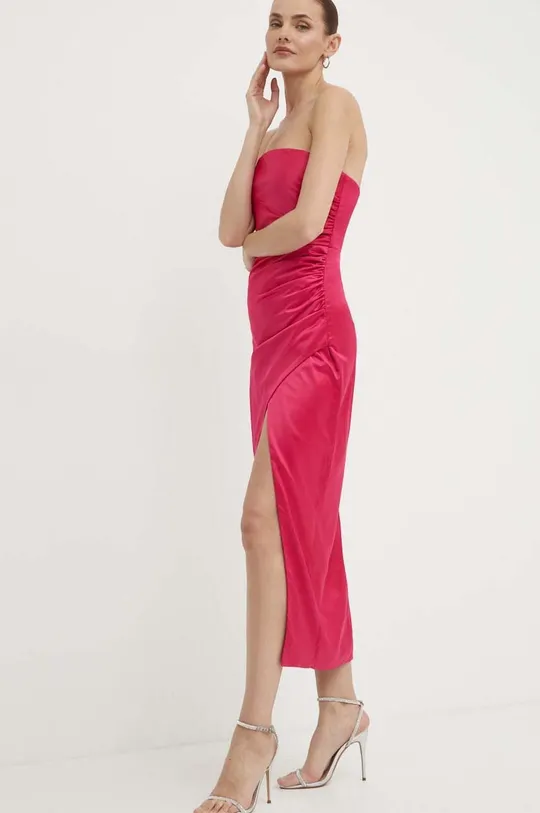 Φόρεμα Bardot YANA YANA ροζ