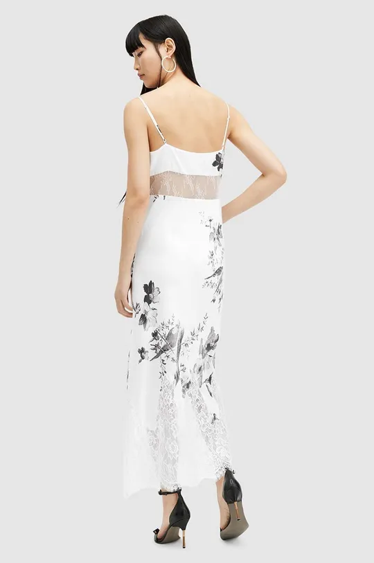 Платье AllSaints EVANGELIA IONA DRESS Основной материал: 65% Вискоза LENZING ECOVERO, 35% Шелк Подкладка: 100% Переработанный полиэстер