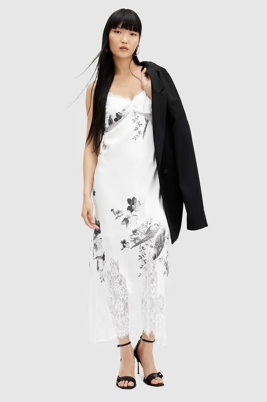 λευκό Φόρεμα AllSaints EVANGELIA IONA DRESS
