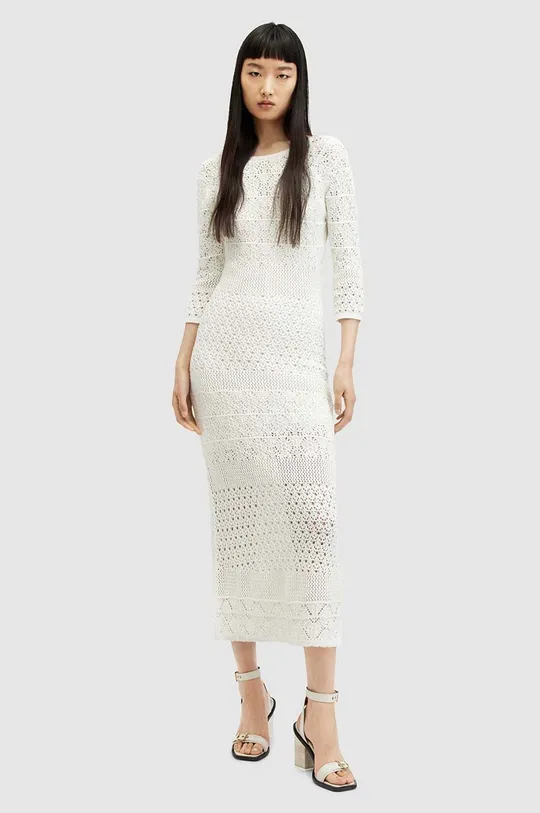 λευκό Φόρεμα AllSaints BRIAR DRESS Γυναικεία