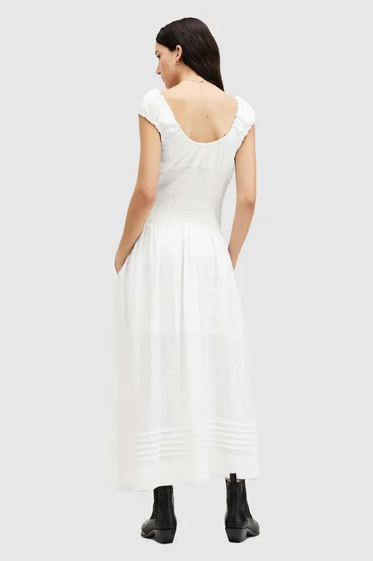 Šaty AllSaints ELIZA MAXI DRESS 1. látka: 83 % Modal, 17 % Polyester 2. látka: 78 % Polyester, 22 % Bavlna