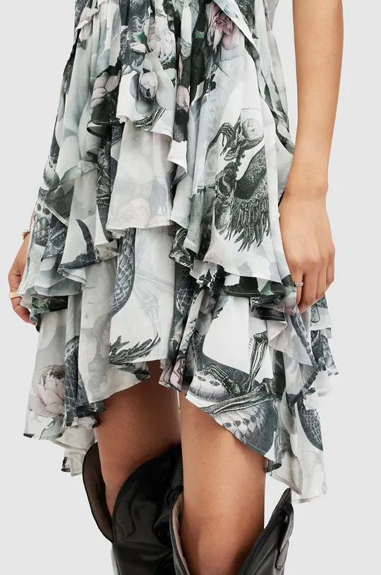 Платье AllSaints CAVARLY VALLEY DRESS Основной материал: 100% Вискоза Подкладка: 100% Переработанный полиэстер