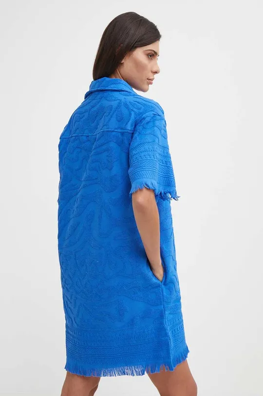 Βαμβακερό φόρεμα OAS μπλε