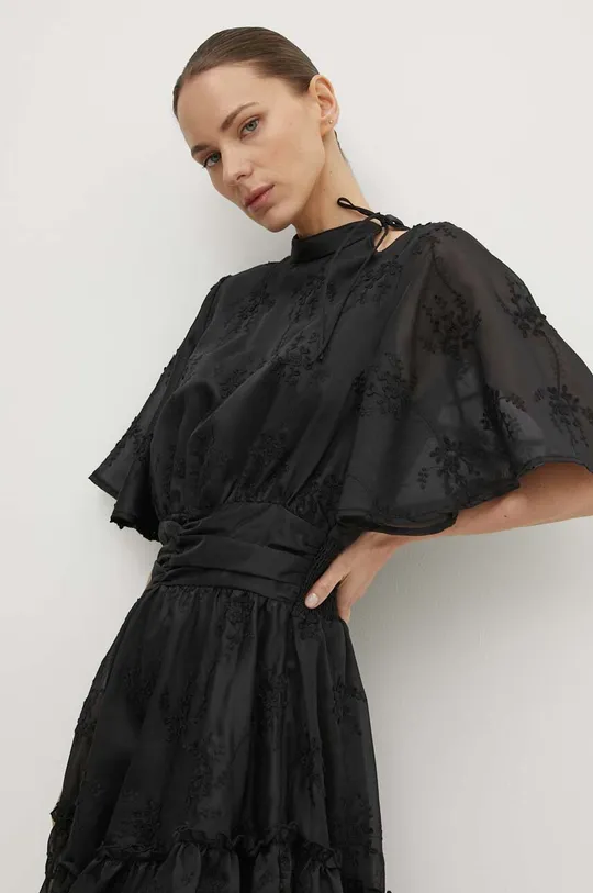 črna Obleka Bruuns Bazaar GillywineBBMejra dress