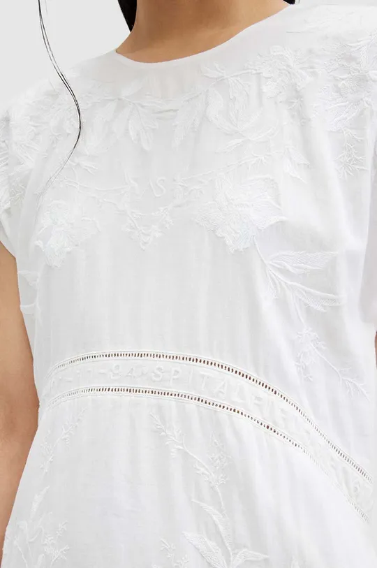 Bavlnené šaty AllSaints GIANNA EMB DRESS Hlavný materiál: 100 % Bavlna Podšívka: 100 % Bavlna