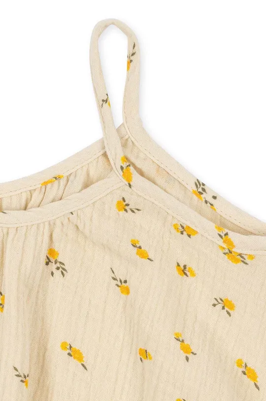 Dievčenské bavlnené šaty Konges Sløjd 100 % Organická bavlna