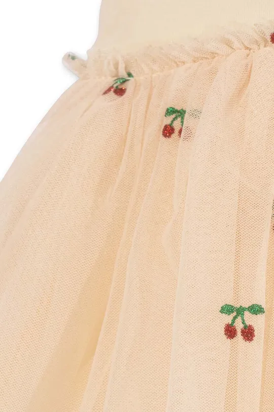 Dievčenské šaty Konges Sløjd 1. látka: 95 % Organická bavlna, 5 % Elastan 2. látka: 100 % Polyester