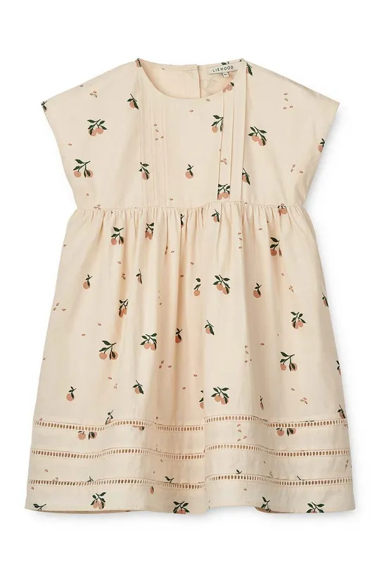ροζ Παιδικό βαμβακερό φόρεμα Liewood Gudrun Printed Dress Για κορίτσια