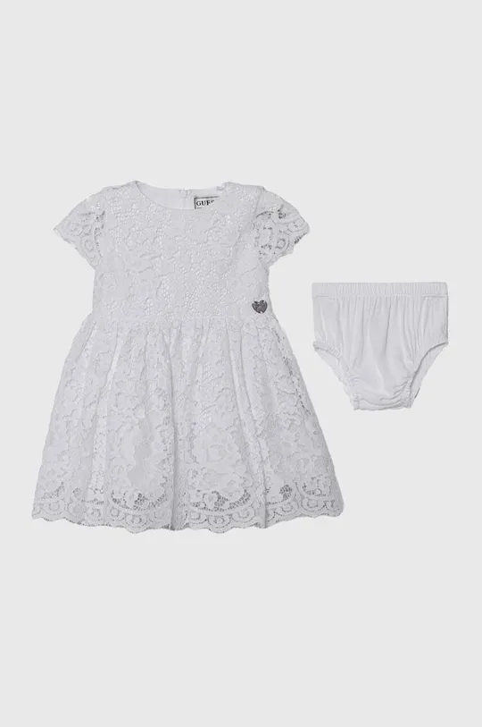 λευκό Φόρεμα μωρού Guess Για κορίτσια