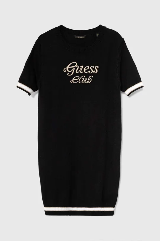 crna Dječja haljina Guess Za djevojčice