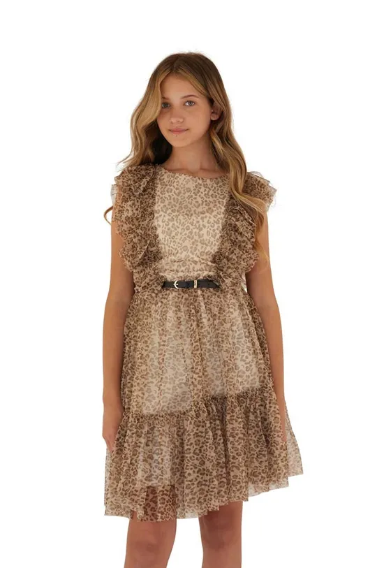 коричневий Дитяча сукня Guess Для дівчаток